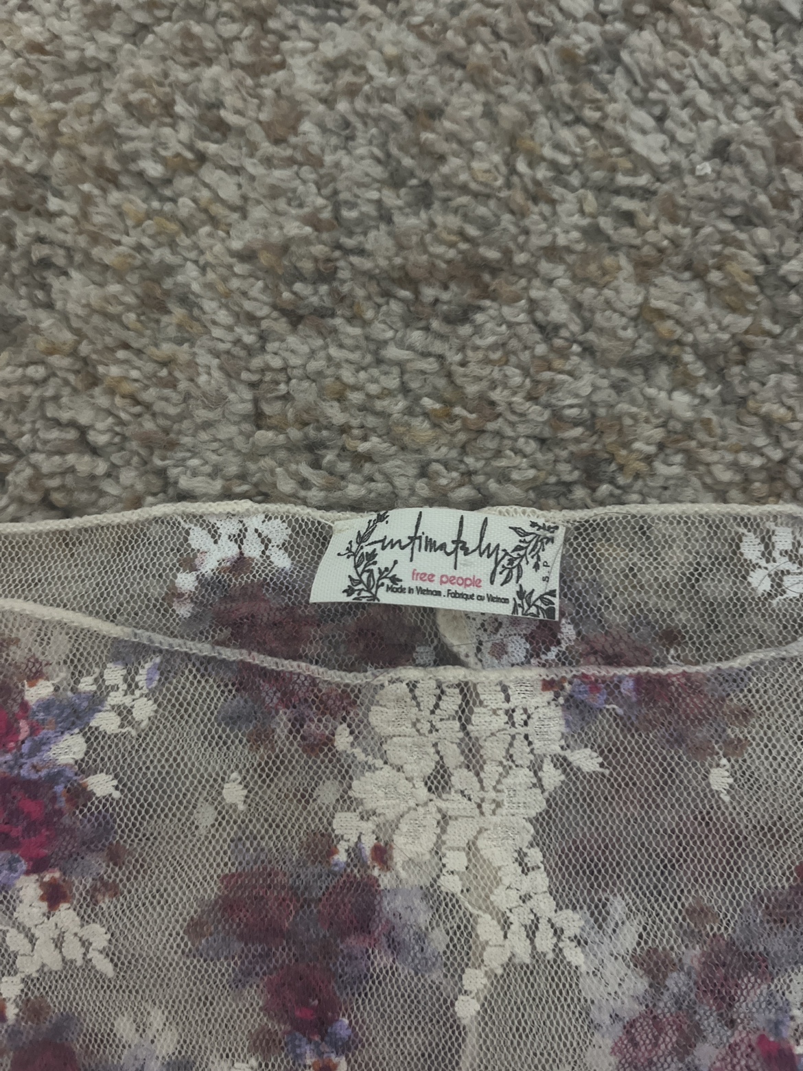 Free People Floral Lace Top - photo 3