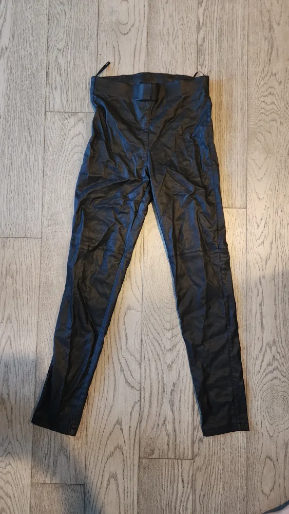 Forever 21 Black Leather Look Pants #freecycle thumbnail