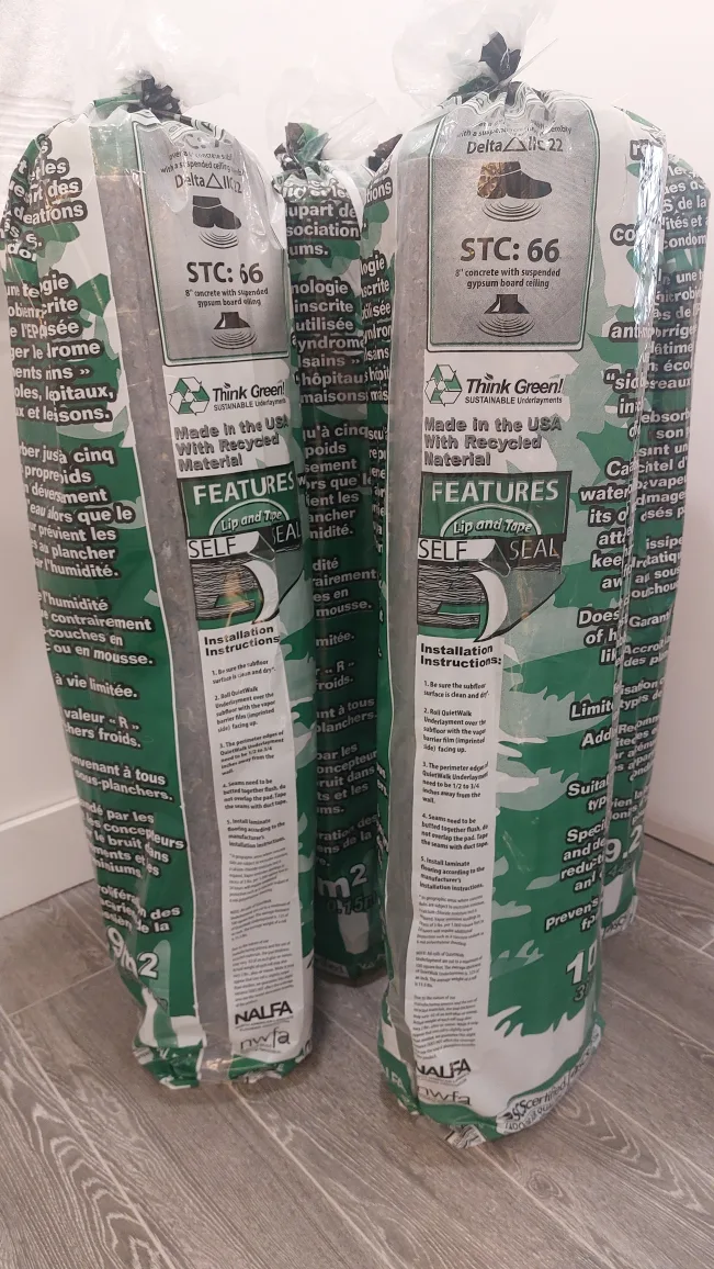 Soundproof Flooring Underlayment thumbnail