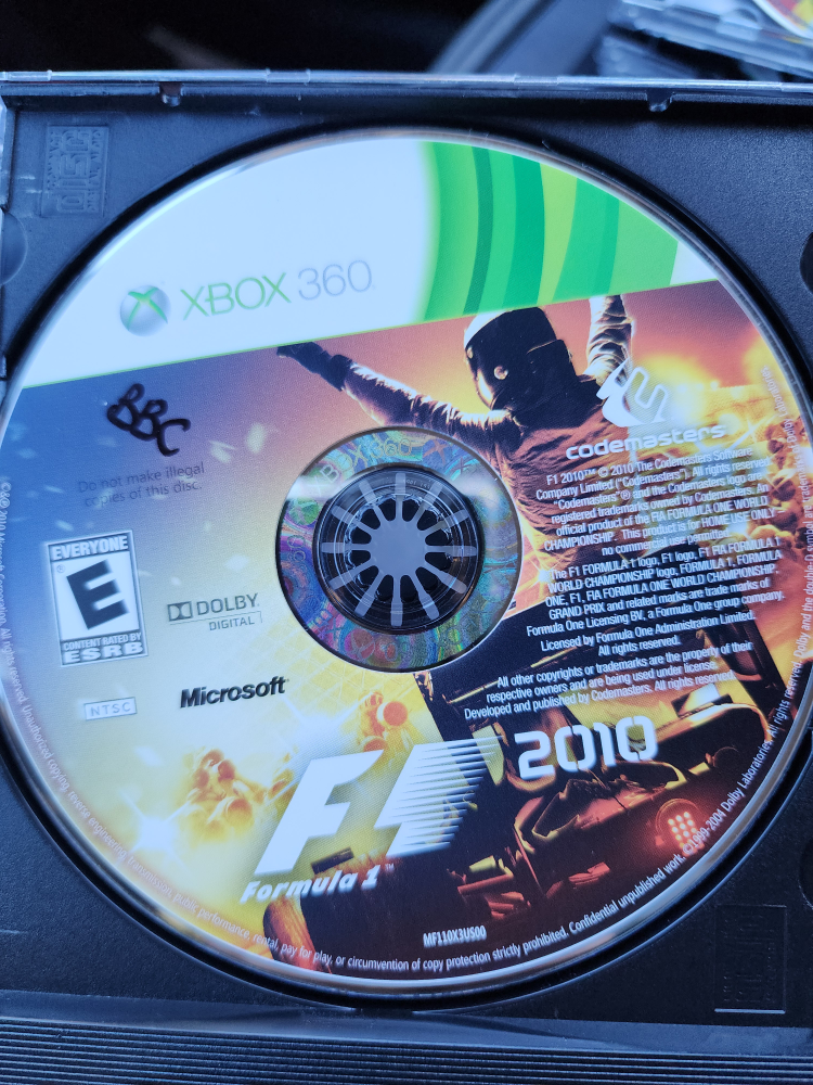 F1 2010 Xbox 360 Game