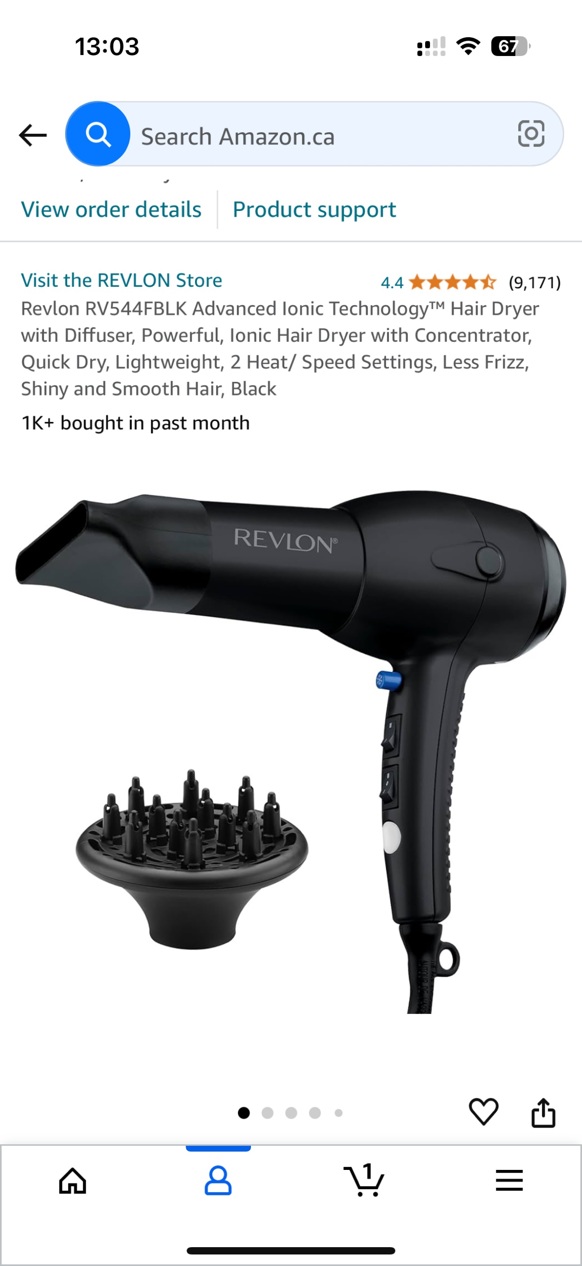 Revlon Hair Dryer - photo 2