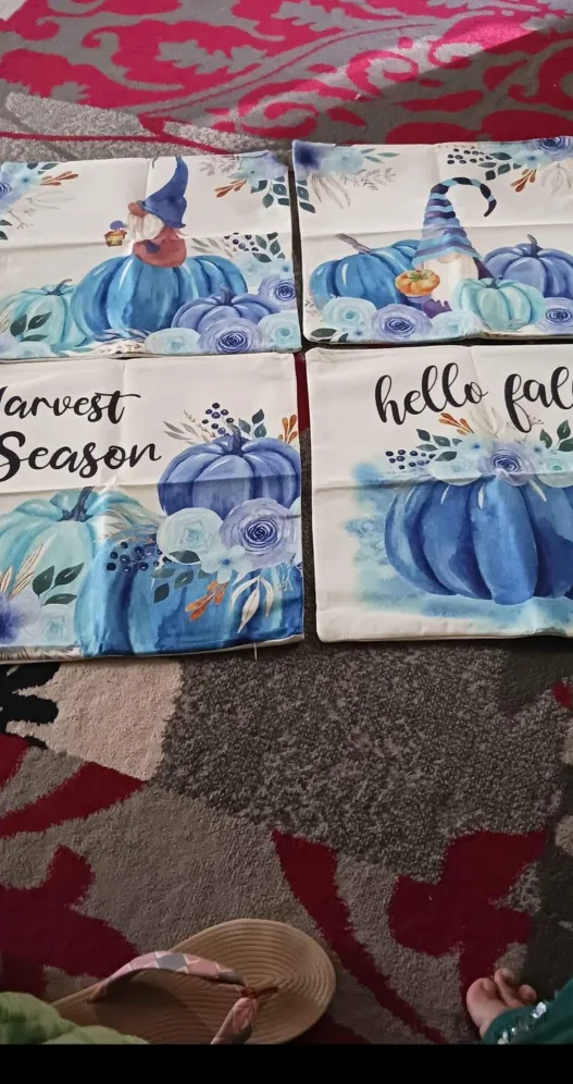 Fall Pillow Covers 4 pcs image indicator(3)