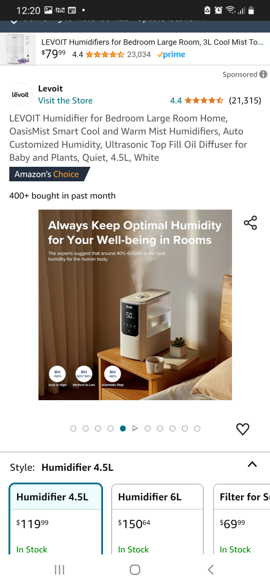 Levoit Humidifier