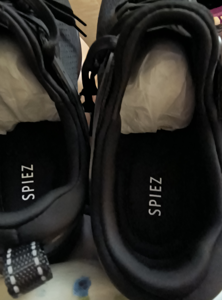 Spiez Mens Non Slip Support Black Running Shoes - photo 4