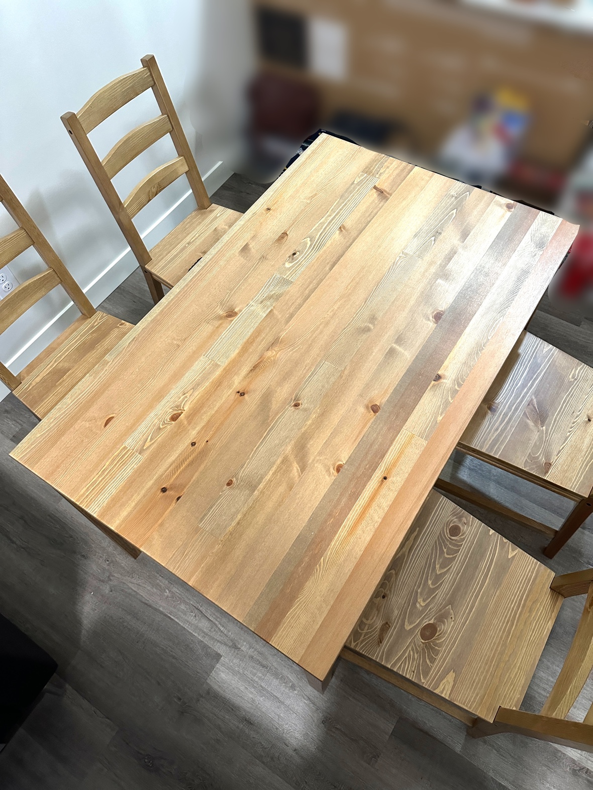 IKEA JOKKMOKK Wood Dining table with 4 chairs - photo 3