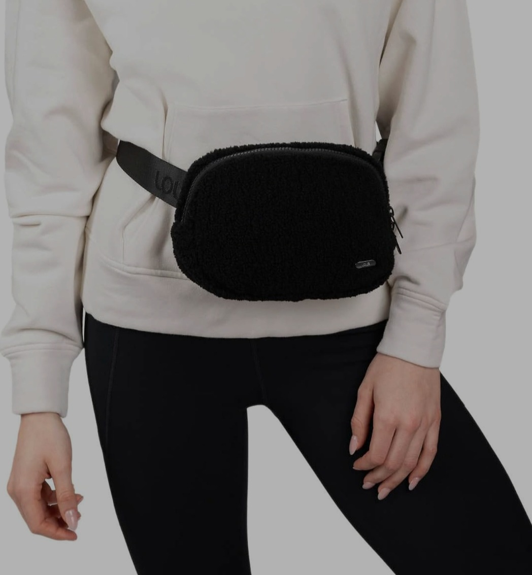 Lole Black Sherpa Belt bag - photo 3