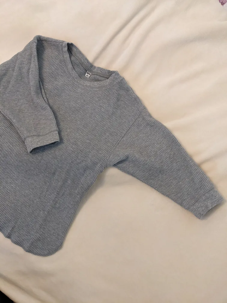 uniqlo waffled sweater image indicator(3)