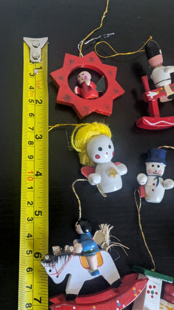 Vintage Wooden Christmas Ornaments Lot - photo 5