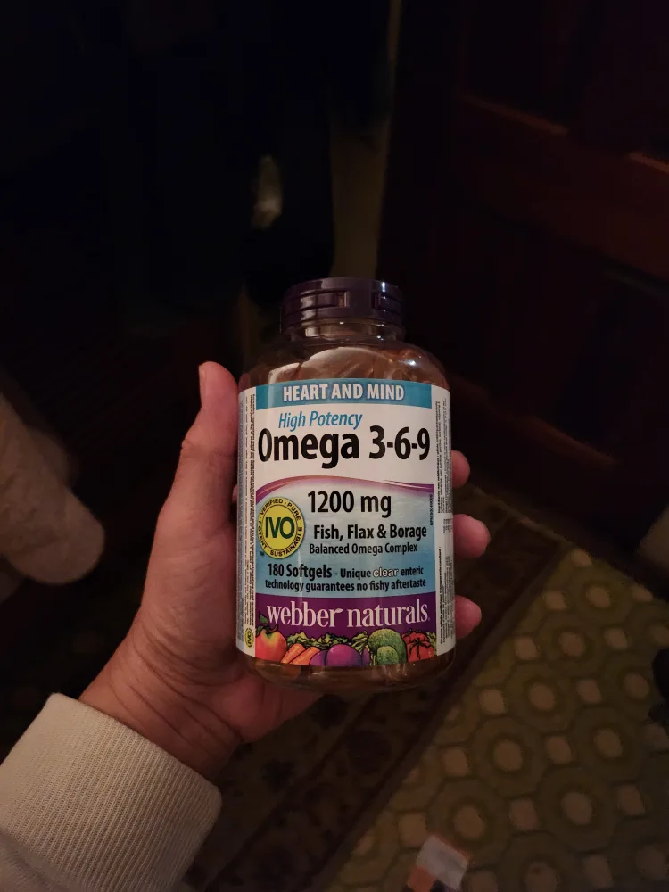 Webber Naturals Omega 3-6-9 1200 mg thumbnail