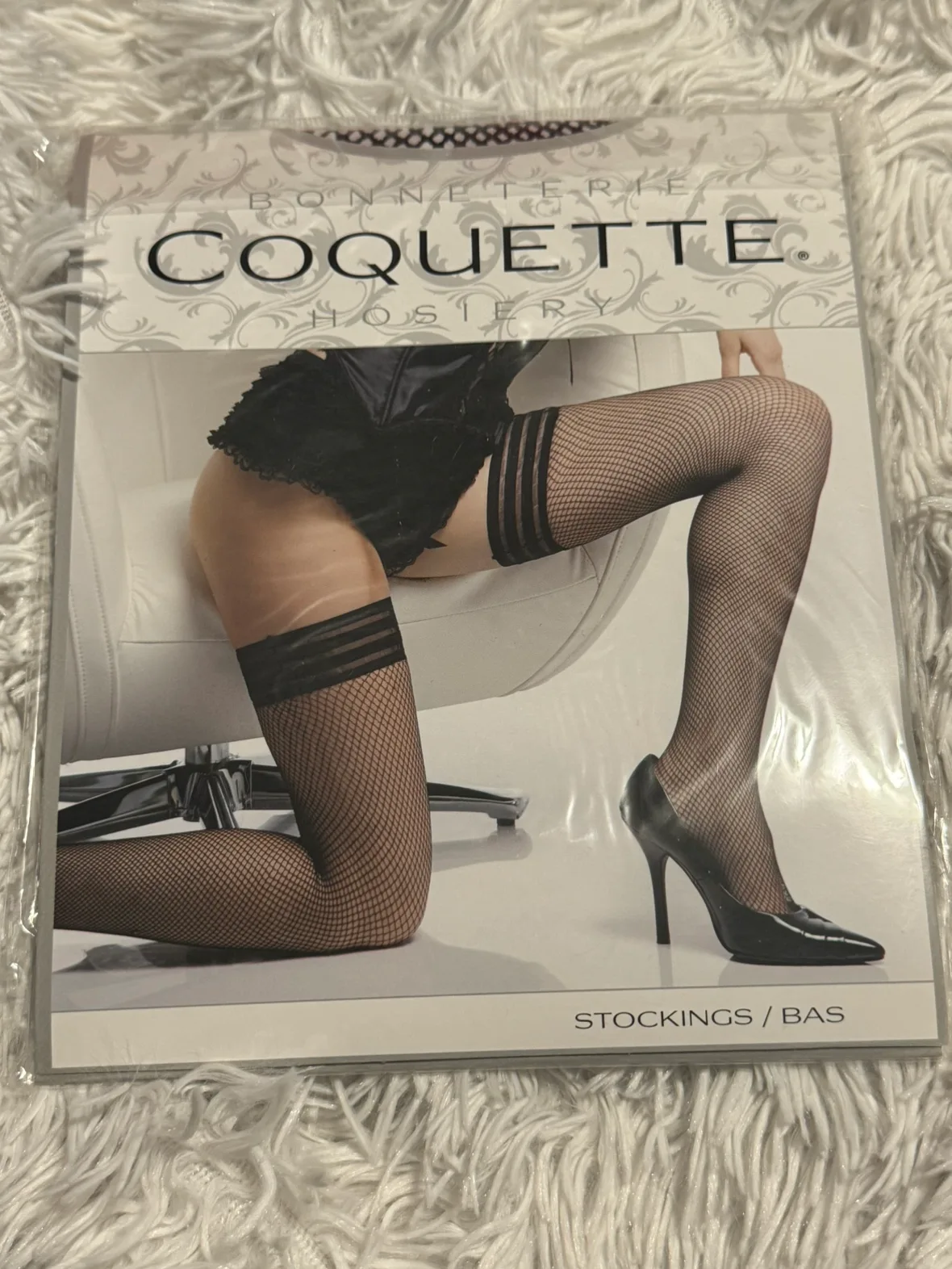 Black Fishnet Thigh Highs image indicator(2)