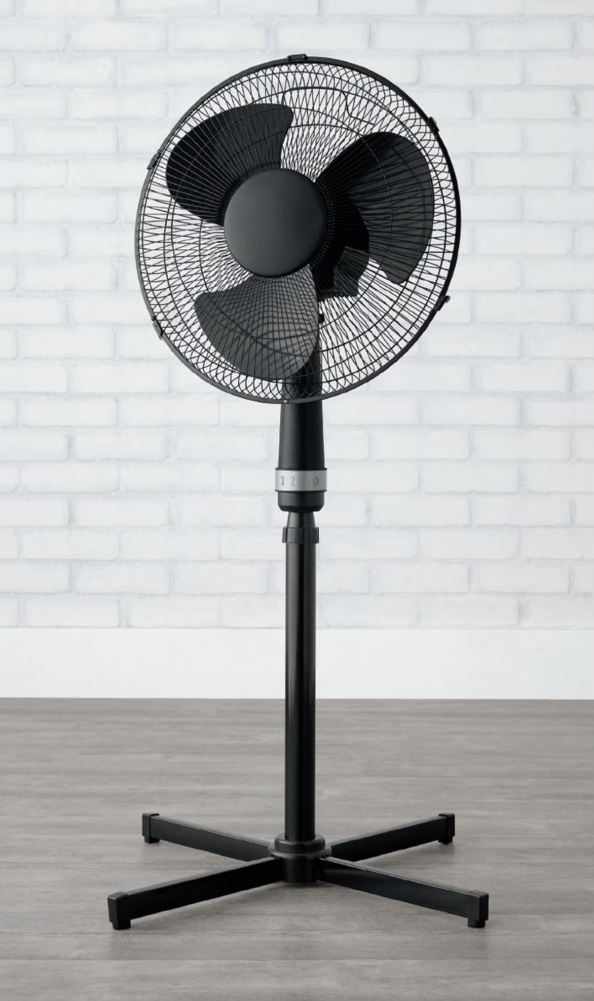 Black Stand Up Fan