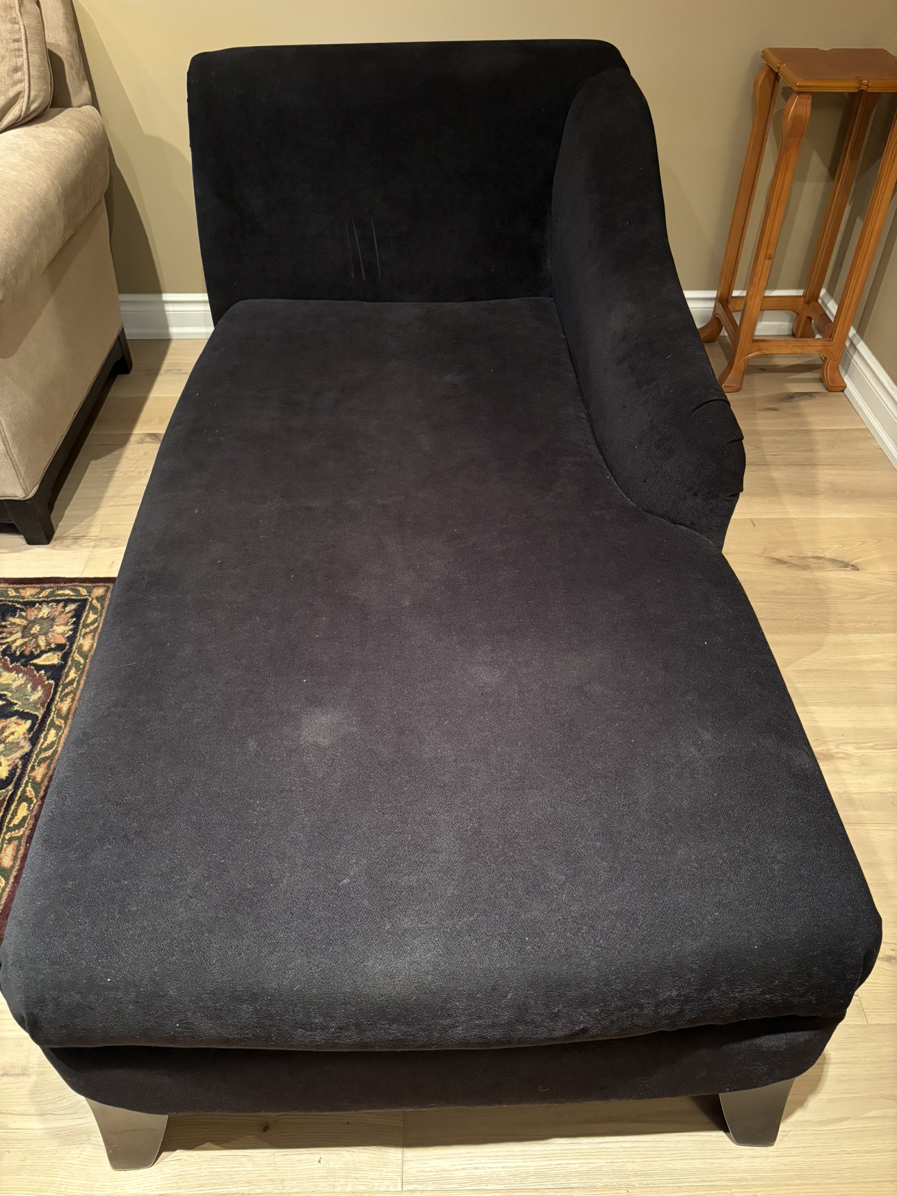 Black Chaise Lounge - photo 3