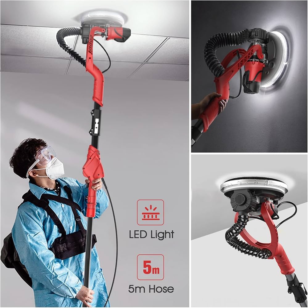 New drywall sander with LED light - photo 3
