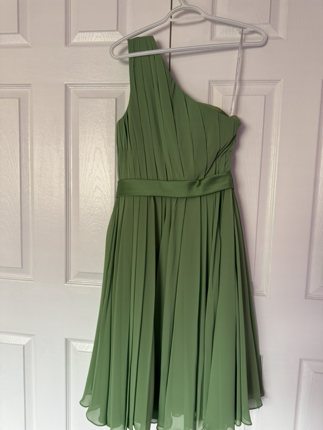Ada James Collection One Shoulder Green Dress Size 6 - photo 5