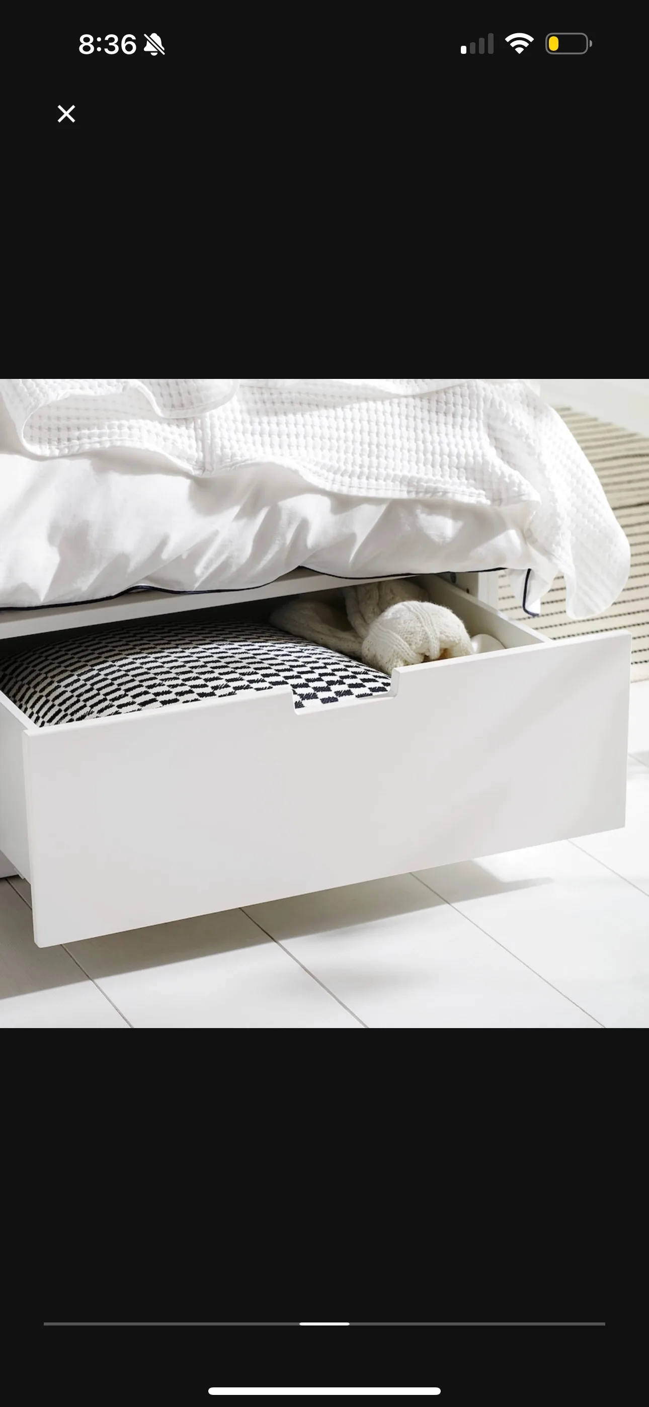 IKEA NORDLI BED FRAME ONLY image indicator(3)