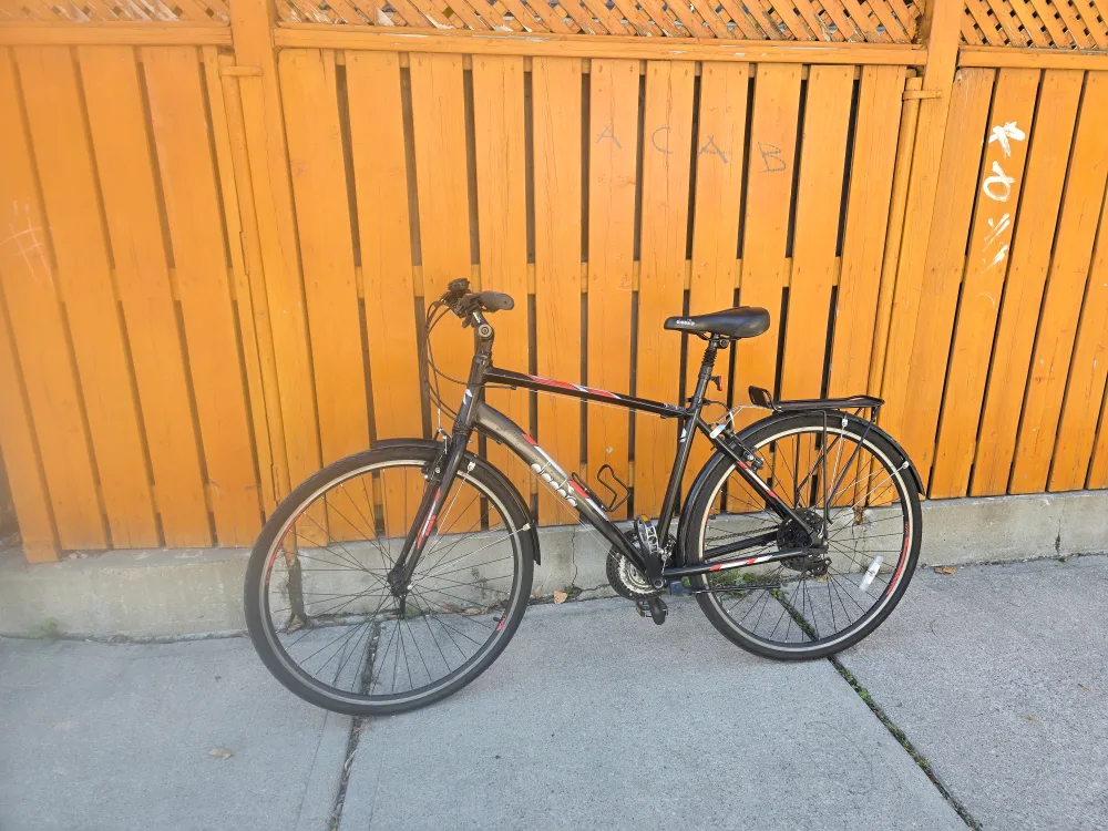 Black Hybrid Bicycle thumbnail