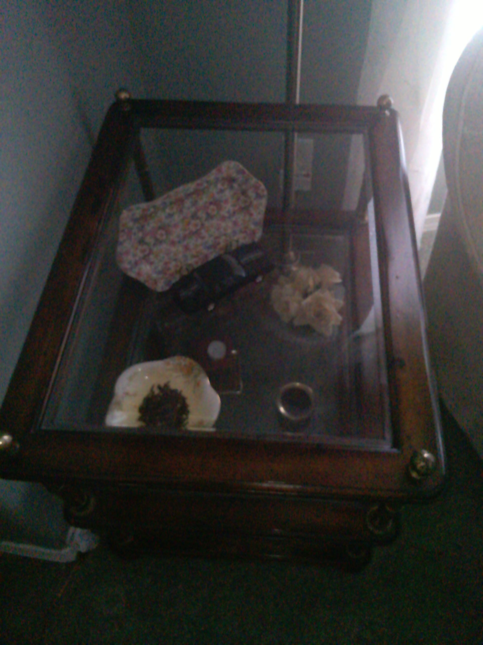 Glass Top Coffee Table