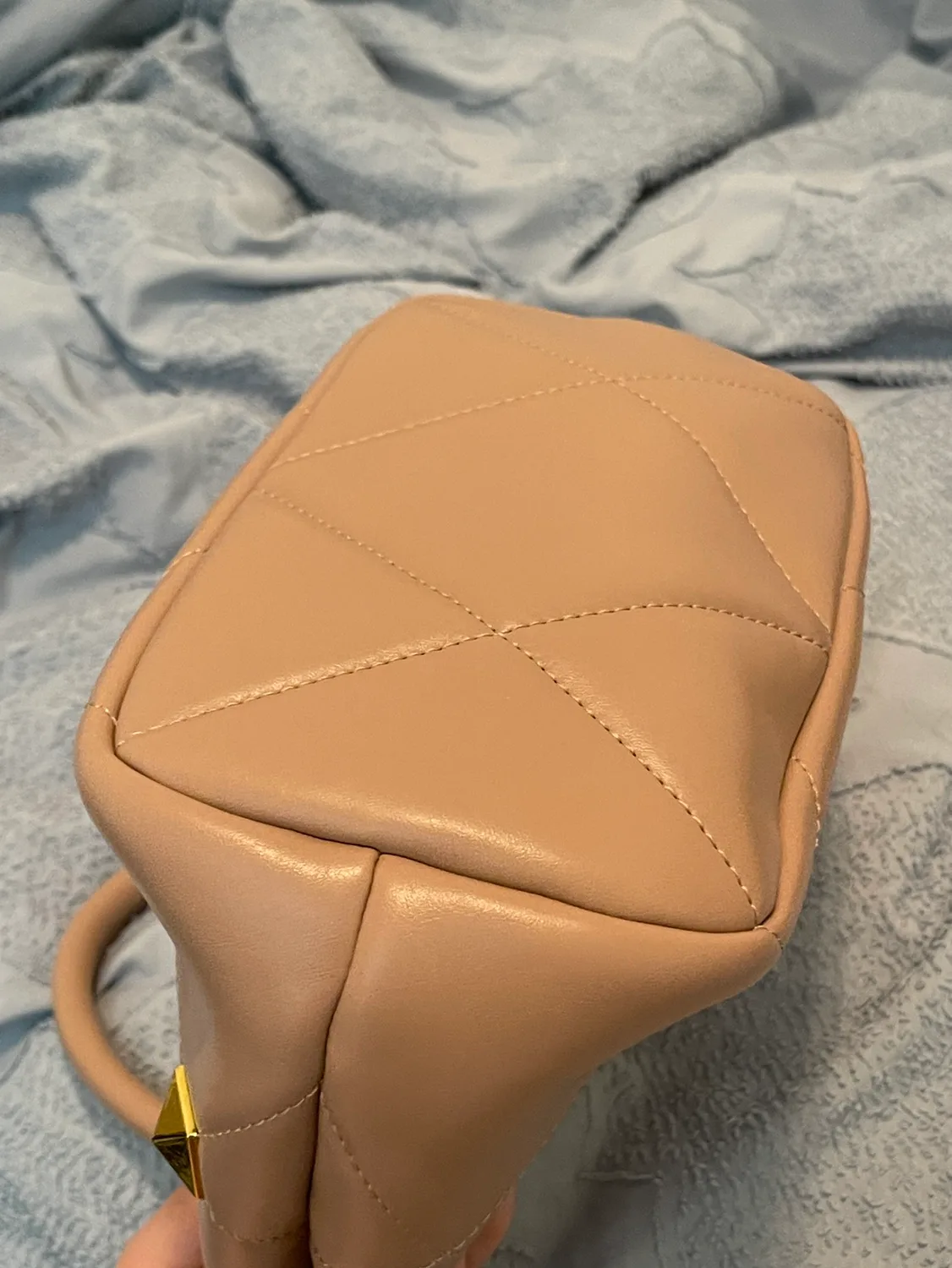 Valentino Feature Pink Quilted Handbag image indicator(7)