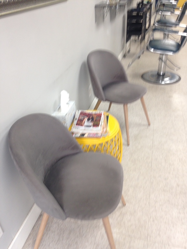 Yellow side table