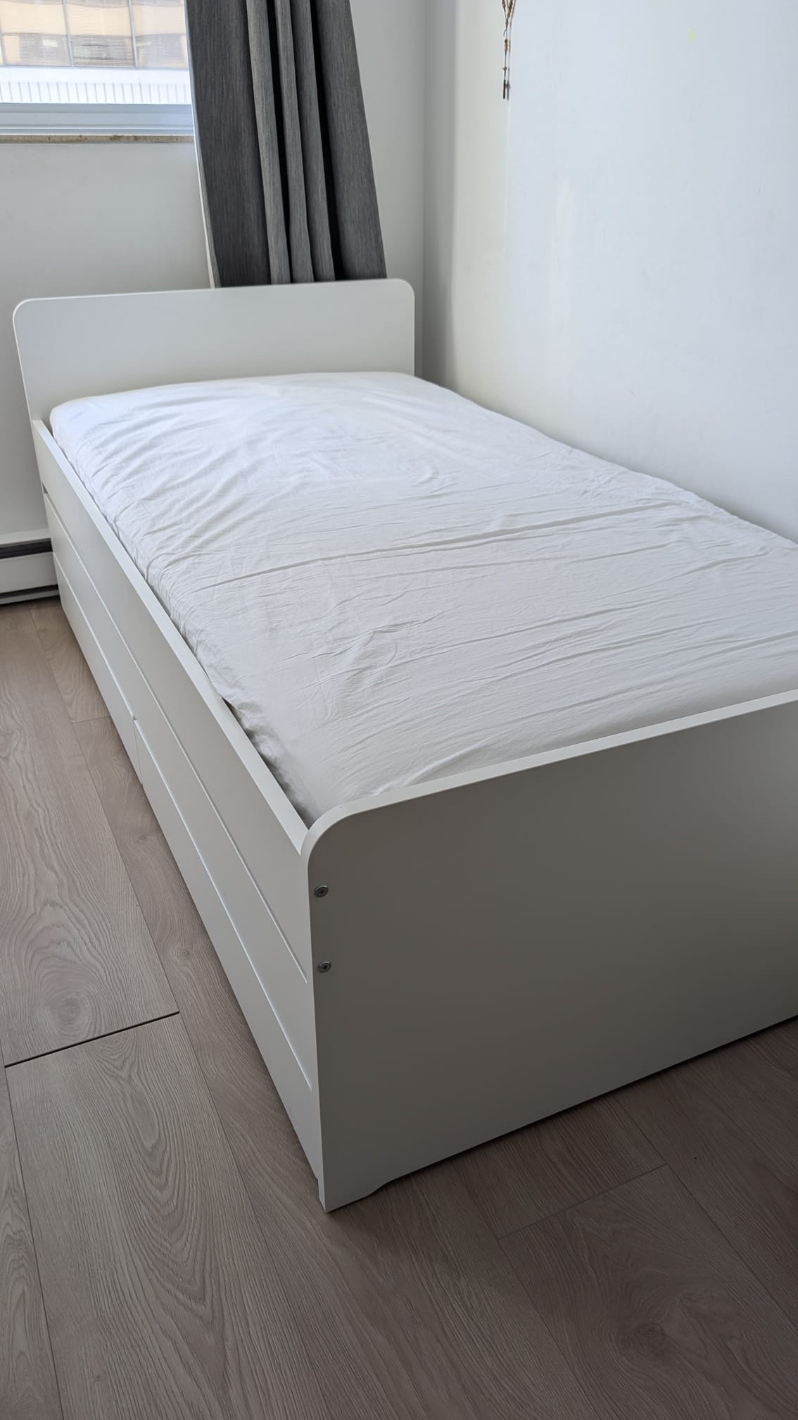 Ikea SLÄKT Bed frame w/pull-out bed + storage (twin) - photo 3