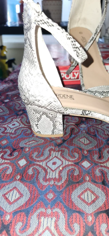 Ardene Snake Print Block Heel Sandals image indicator(3)