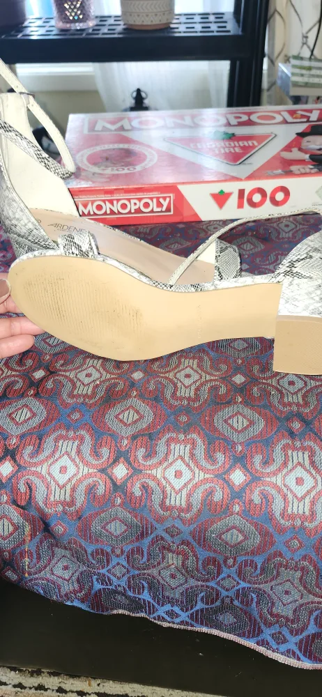 Ardene Snake Print Block Heel Sandals image indicator(5)