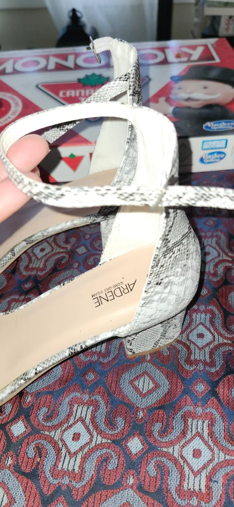 Ardene Snake Print Block Heel Sandals image indicator(7)