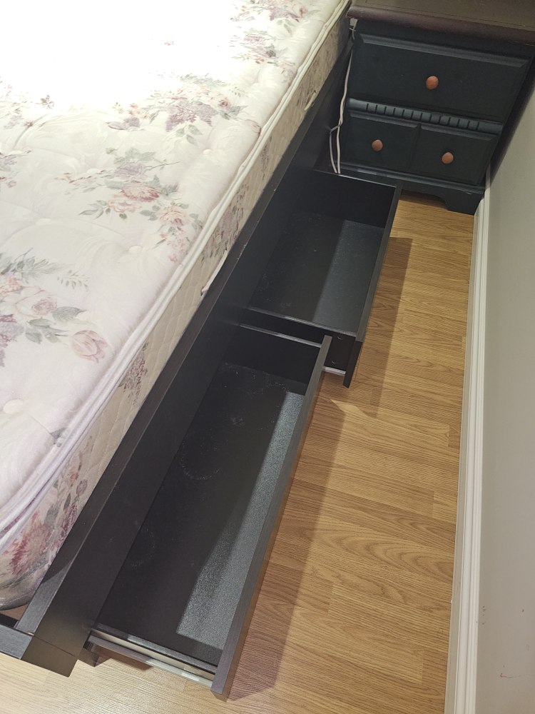 Double Bed with Storage and Nightstand - photo 3