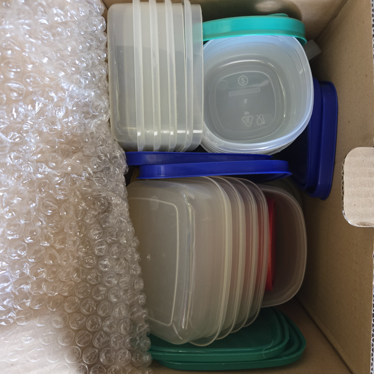 56 pc plastic containers with lids.