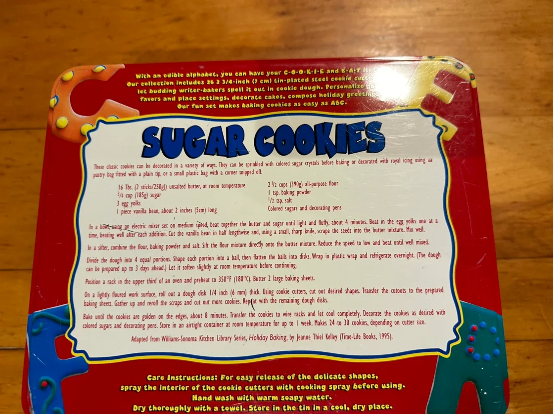 Williams Sonoma ABC Cookie Cutters image indicator(6)