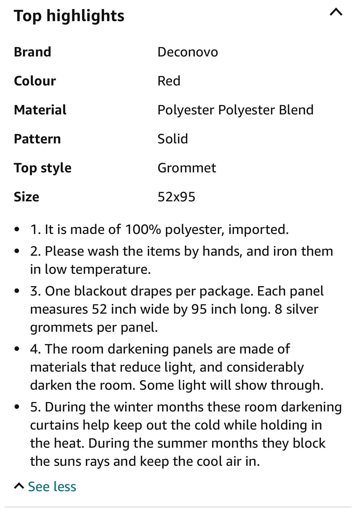 Red Grommet Curtains image indicator(3)