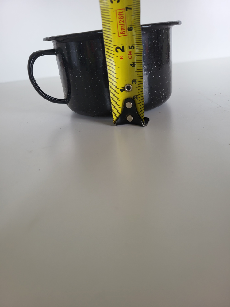 Black Enamel Mug - photo 3