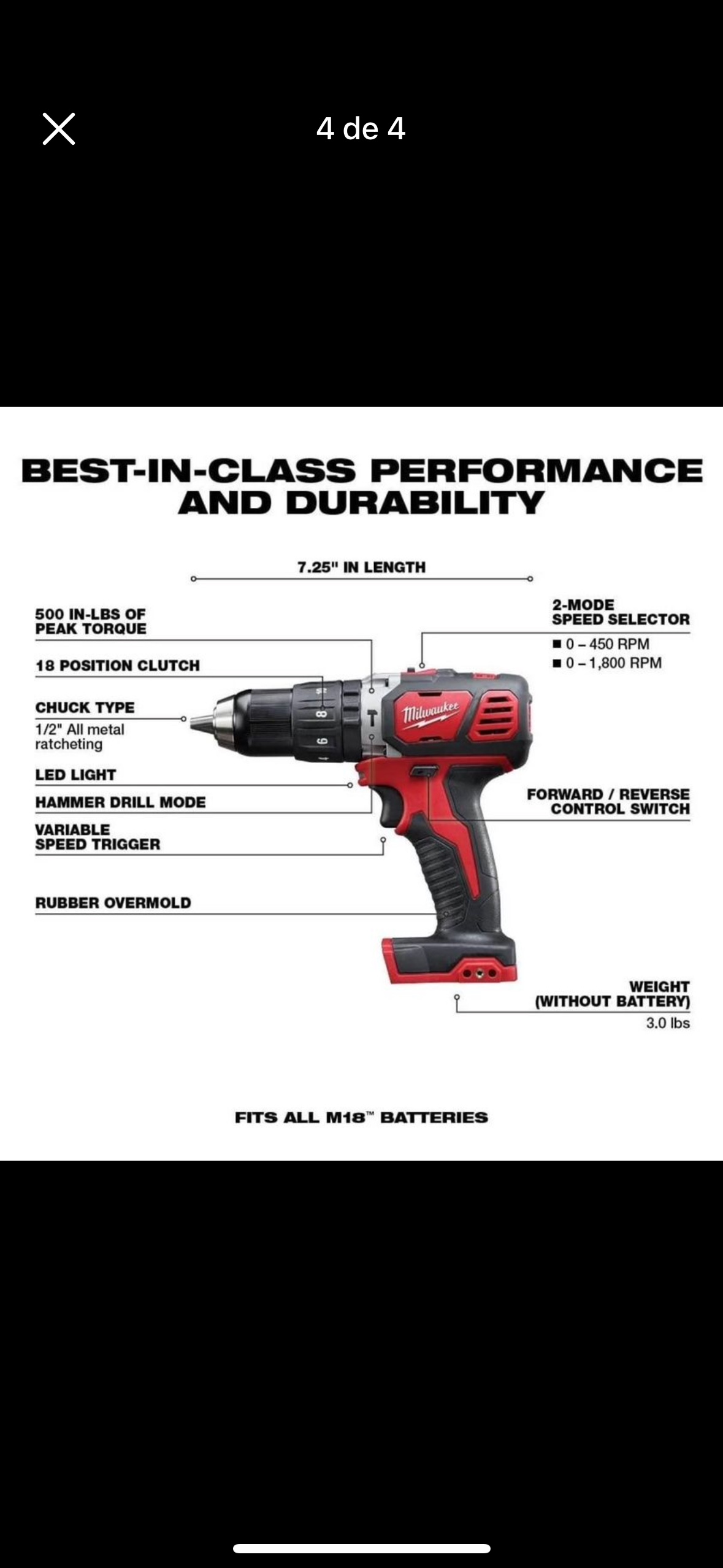 Milwaukee M18 2-Tool Combo Kit - photo 3