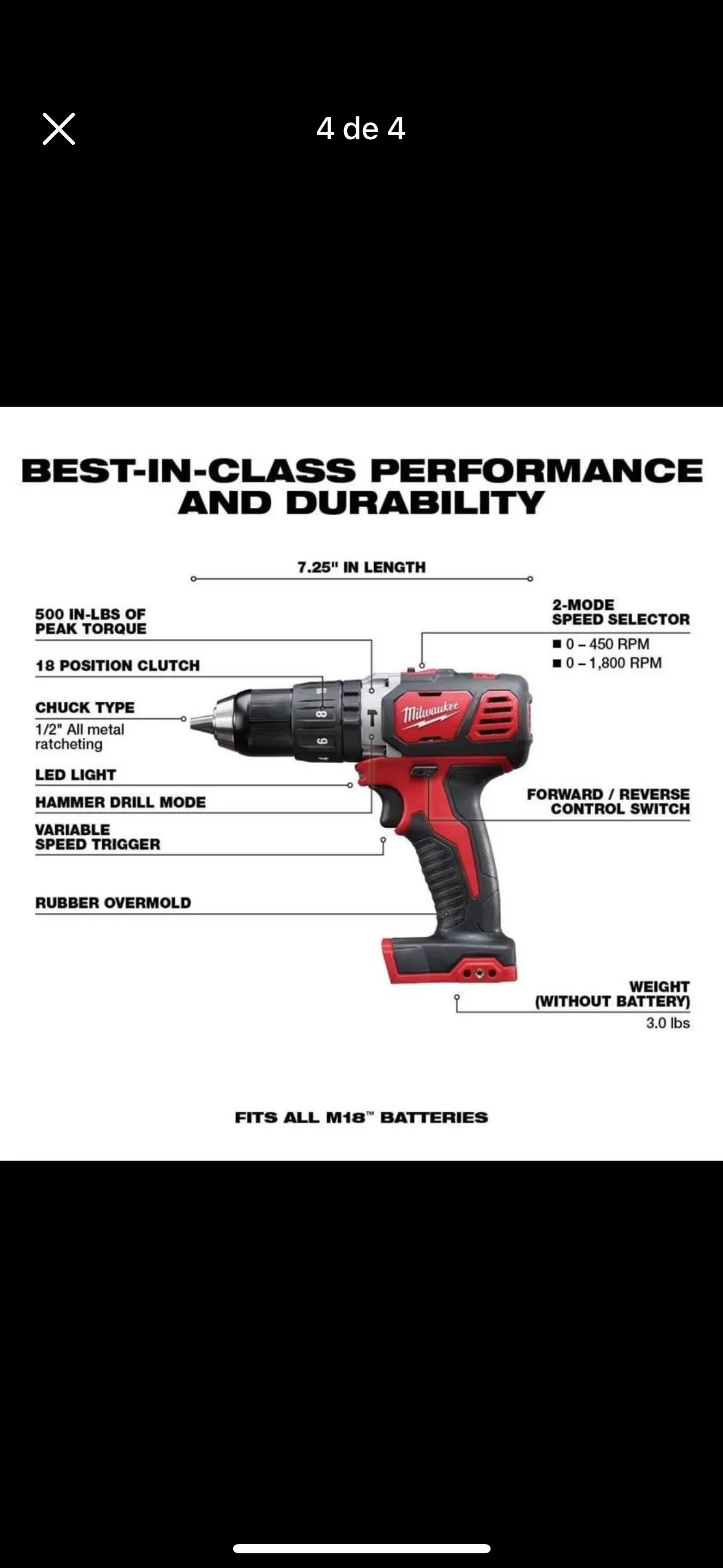 Milwaukee M18 2-Tool Combo Kit image indicator(3)