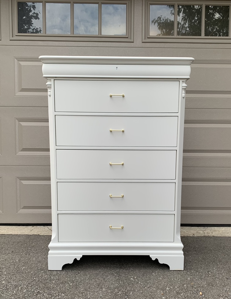 Gorgeous Tall White Dresser