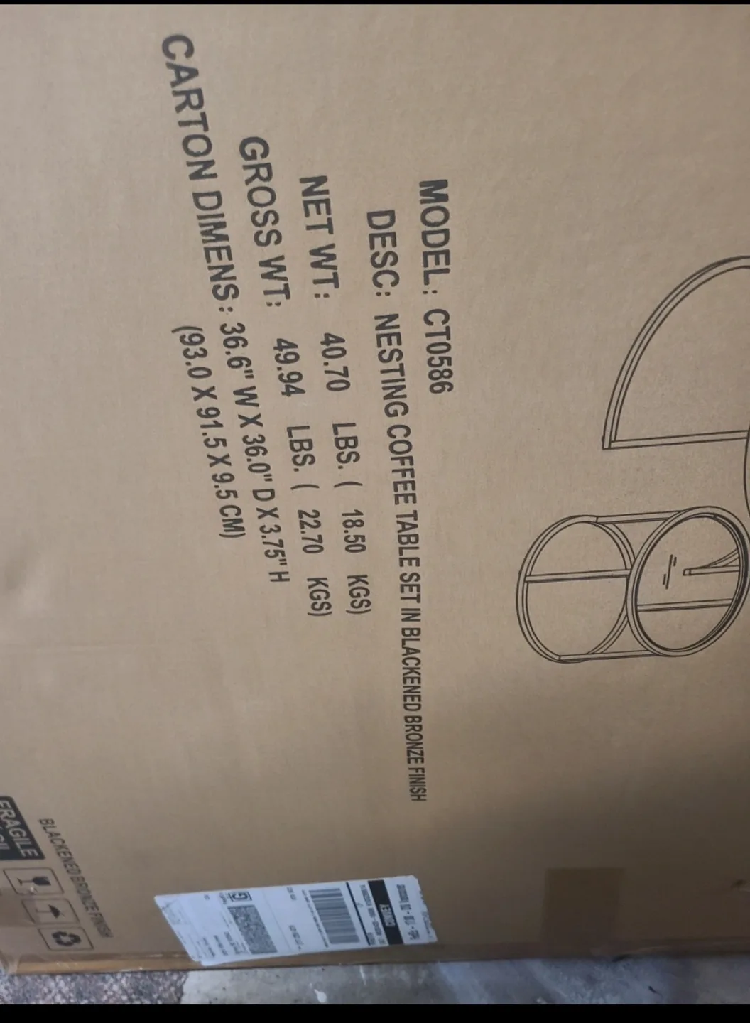 Nesting Coffee Table Set image indicator(4)