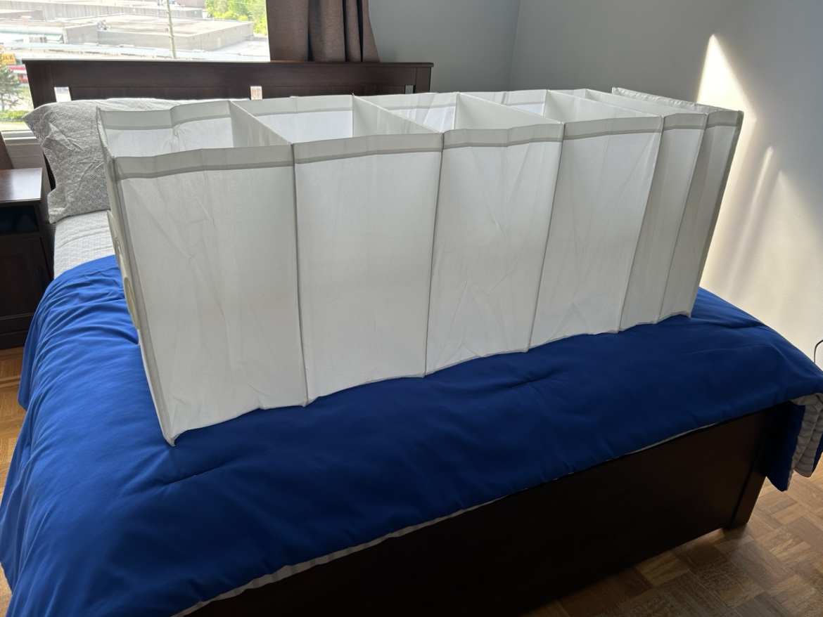 IKEA-Organiser Storage-6 Compartments-White
