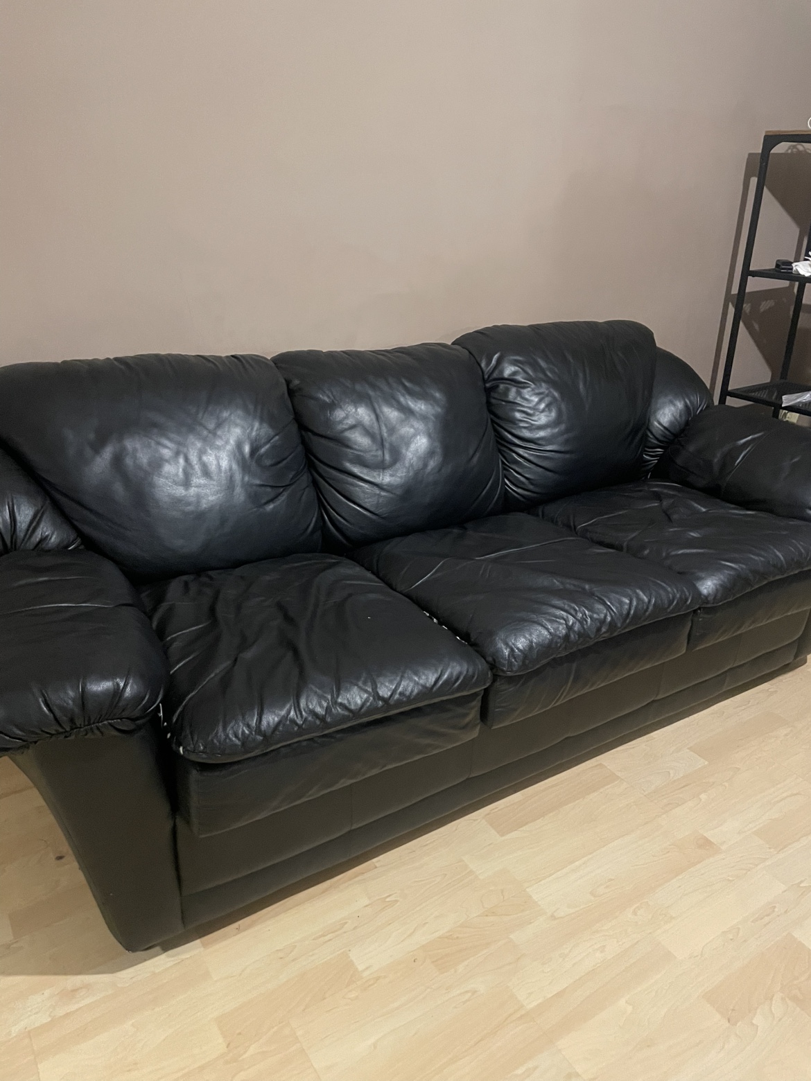 Black Sofa / bed - photo 2