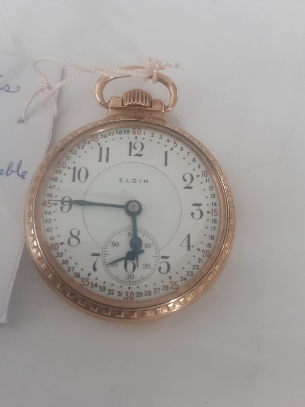 Elgin Pocket Watch rare Veritas