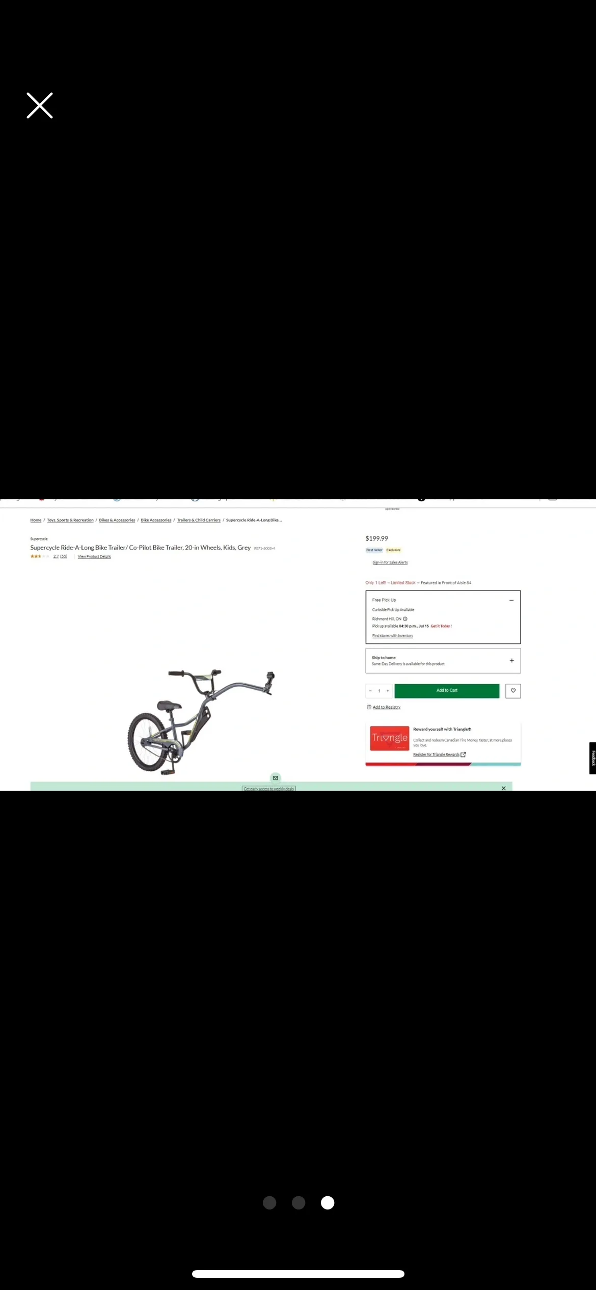 Supercycle A-Long Bike Trailer image indicator(3)