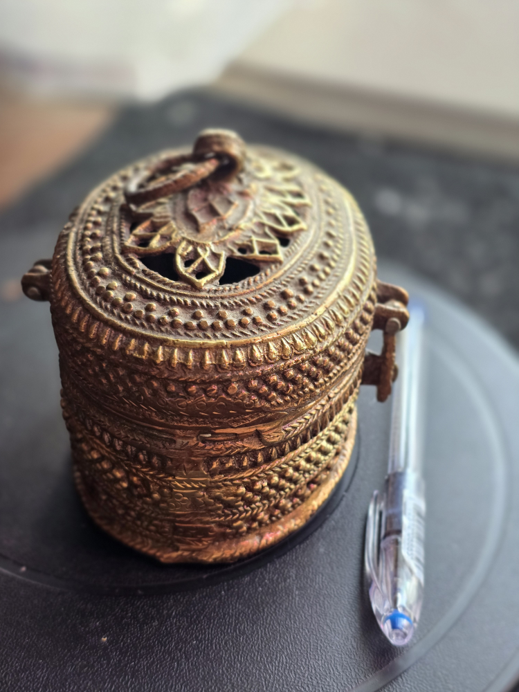 Brass india  Trinket Box - photo 3