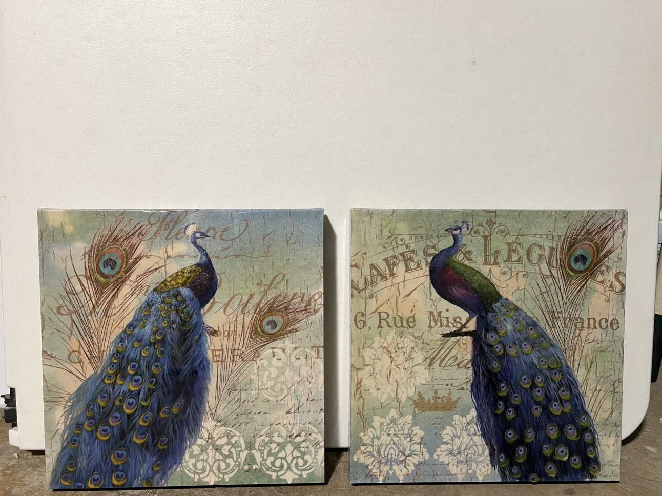 Peacock Wall Art Set - photo 2
