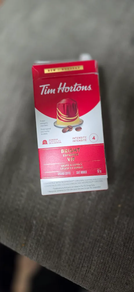 Tim Hortons Bright Espresso VIP Coffee Pods thumbnail