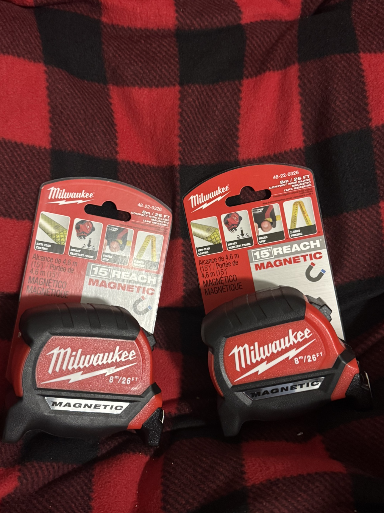 Milwaukee 8m/26ft Magnetic Tape Measure