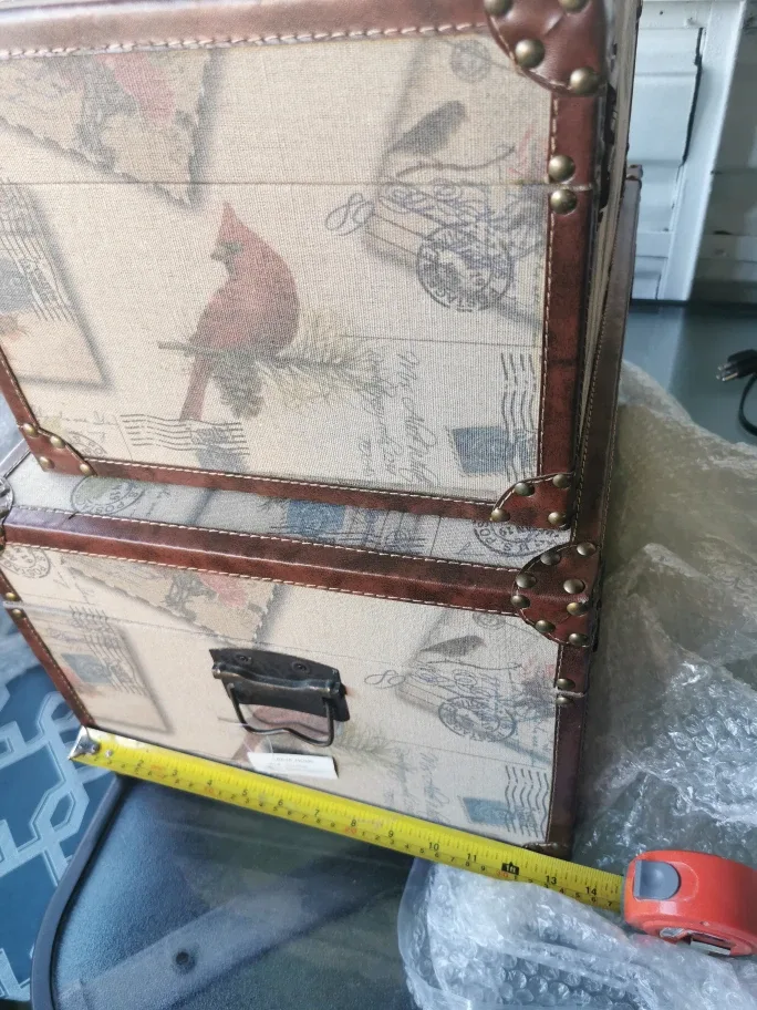 Set of Two Decorative Storage treasure Boxes beja home image indicator(5)