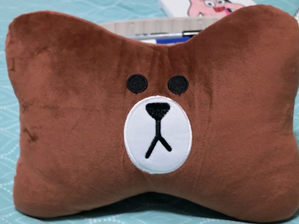 New Kids Brown Bear Car Headrest Pillow $5 thumbnail