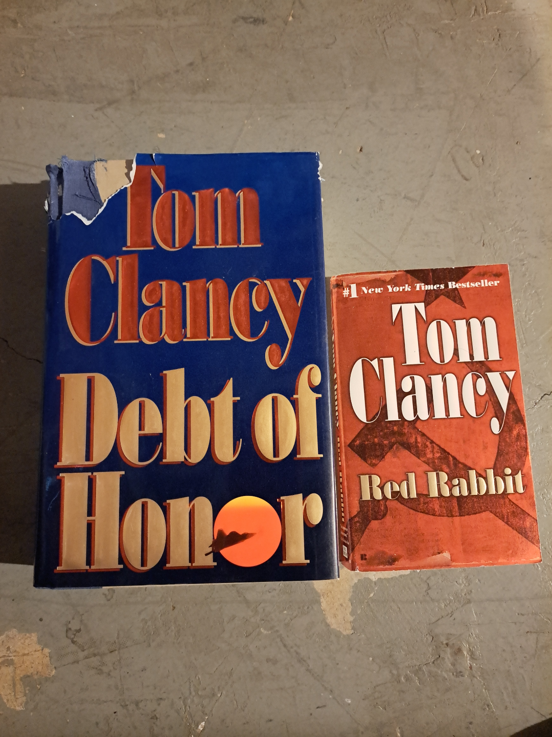 Tom Clancy Books: Debt of Honor & Red Rabbit