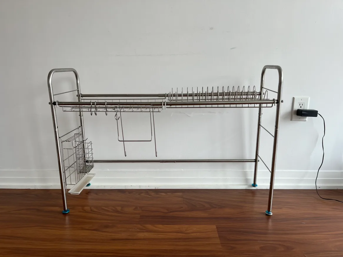 Stainless steel Over The Sink Dish Drying Rack image indicator(4)