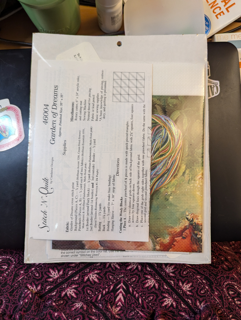 Garden of Dreams Embroidered Cross Stitch Pattern - photo 2