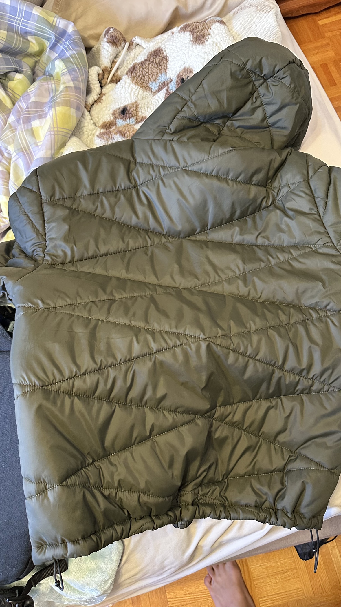New Balance Green Puffer Jacket - photo 3
